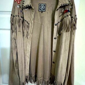 Double D suede like jacket